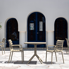 Table Square – Taupe 80x80cm