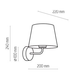 Wall Light Maja - Black