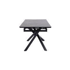 Extendable Table MDF Top with Melamine Black