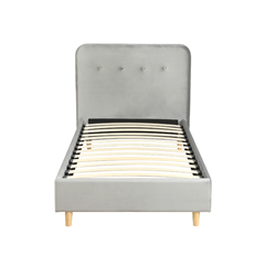 Upholstery Bed 90x200 – Light Grey