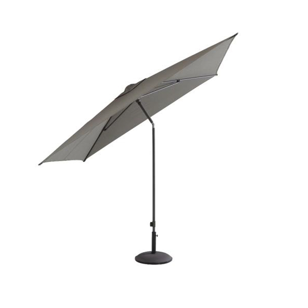 Azzuro Middle Pole Umbrella 250cm x 250cm Mid Grey