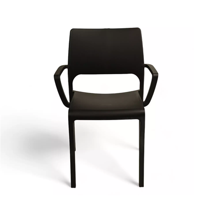 Dark Grey Plastic Chair