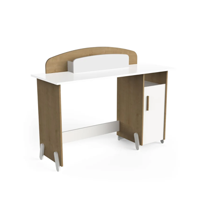 Brown & White Desk