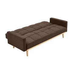 Sofa Bed 3-Seater - Brown