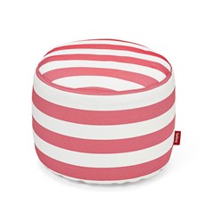 Point Outdoor Pouf Stripe Red