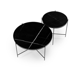 Coffee Table  Black Marble