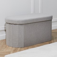 Foldable Bench Chest in Grey