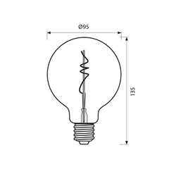 Flick Deco LED Lamp E27 5W GFD95