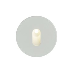 Textured White Recessed Wall Lamp