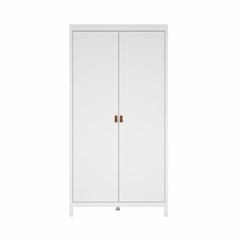 Wardrobe Madrid 2 Doors - White