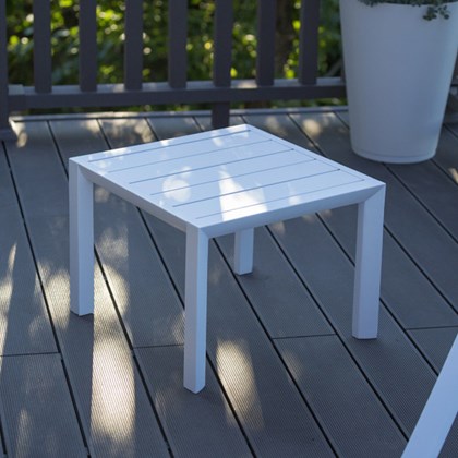 Cannes Side Table White