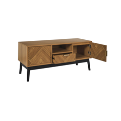 TV Stand – Brown & Black