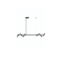 LED Pendant Lamp – Metal & Aluminium Black