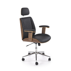 Office Chair - Walnut Black