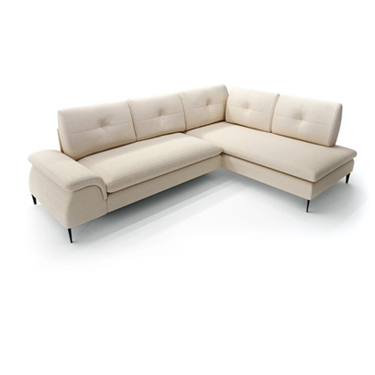 Corner Sofabed with Chaise Right 274cm – Light Beige