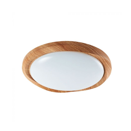 Designer Dome Light with Remote – Dimmable Wood Grain Cyclone Cover