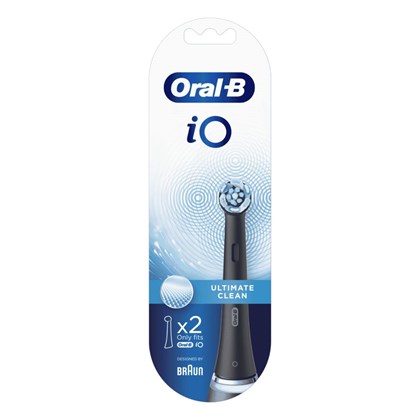 Oral B Power Brush Head Io Ultimate Clean Black X2s