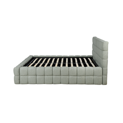Upholstery Bed with Gaslift – Green