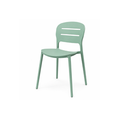 Polypropylene Outdoor Chair- Green Pastel