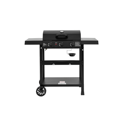 3 Burner Gas Grill Black.