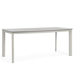 Outdoor Table - Beige & Light Grey