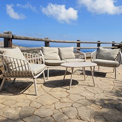 Garden Sofa Set of 4 - Taupe