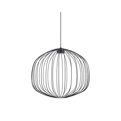 Sphera M Black Hanging Lamp 1xGX53