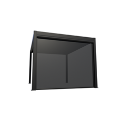 Pergola Zip Screen – Electric Grey