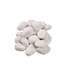 Pebbles Unpolished 20kg Bag – White 4-7 cm