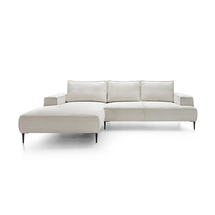 Corner Sofa Bed with Chaise Left 275cm – Light Beige