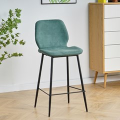 Barstool Microfiber Blue