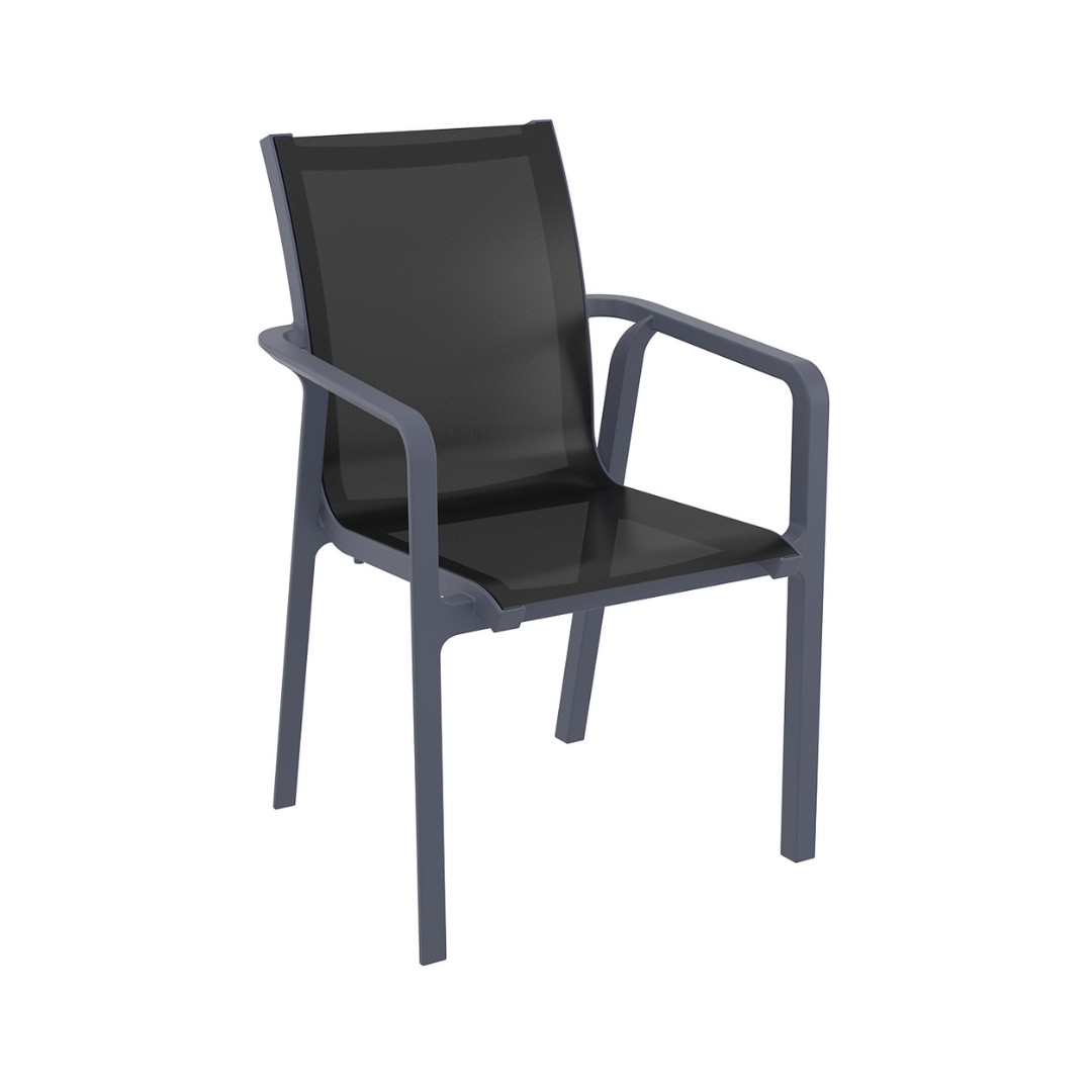 Armchair  Dark Grey- Black
