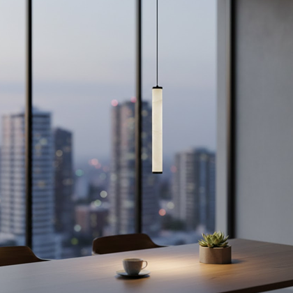 Pendant LED Light 15W 3000K – Sandy Black & Alabaster