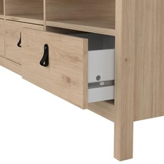 Madrid TV Unit 3 Drawers Oak