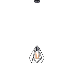 Diamond New Black Pendant Lamp 1 Pl D