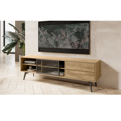 TV Unit – Golden Baroque Oak