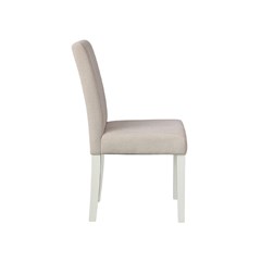 Dining Chair Beige and White