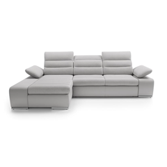 Corner Sofa Bed with Chaise Left 282cm – Light Grey