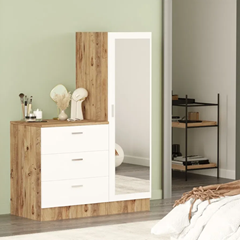 Dressing Table In Pine and White