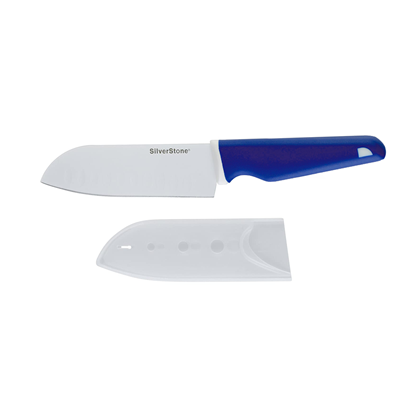 Silverstone Santoku Knife 13cm Blue