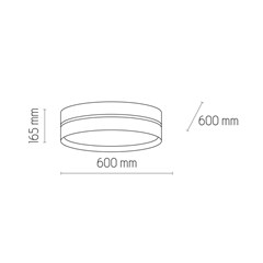 Ceiling Lamp Jute E27 15W