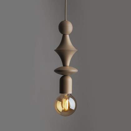 Hanging Lamp Tower - Beige