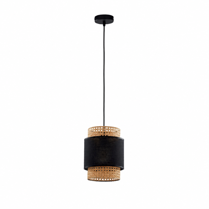 Pendant Lamp 1 Flat - Black