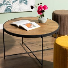 Coffee Table  in Natural Wood Top