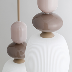 Zen Sabia Botti Pendant Lamp – White & Sabia