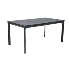 Dining Table Set of 7 - Gray & Black