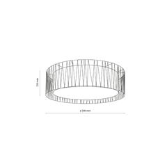 Harmony Sabia Jute Ceiling Lamp