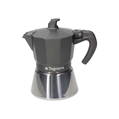 Coffee Maker 3 Cups Ultra Class Ind.Marble Aluminum Nera