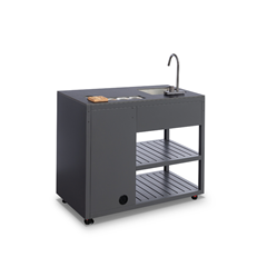 Outdoor Kitchen 3 in 1 with Fridge,  Chef Worktop and Grill