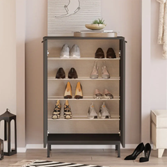 Shoe Rack Cabin Black Artego